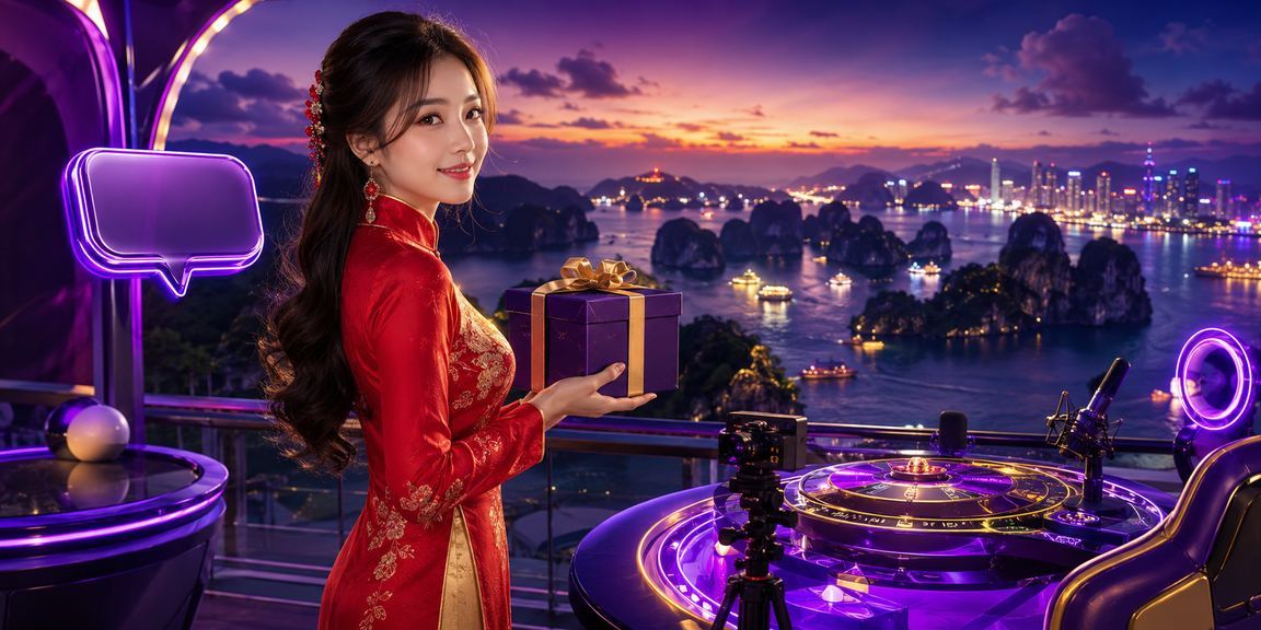 Phụ nữ mặc áo dài trên vịnh Hạ Long thư giãn và tìm hiểu các mục cá cược trực tuyến